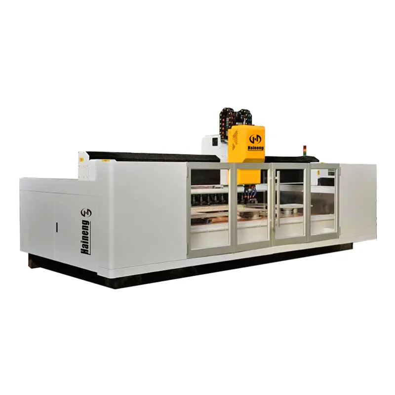 Trung tâm gia công mặt bàn đá Máy cắt lỗ bồn rửa CNC để cắt đá cẩm thạch thạch anh, đá granit, đánh bóng