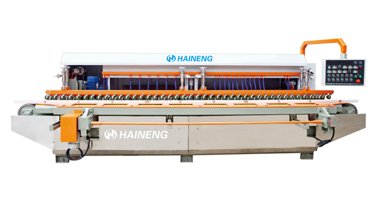 Horizontal stone flat bevel edge polishing machine