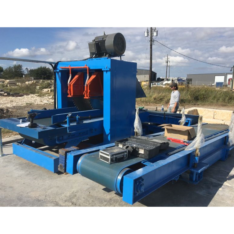 Thin Stone Veneer Saw With Double Blade