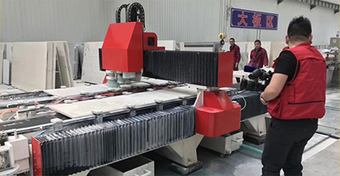 CNC stone undermount sink cutting machine