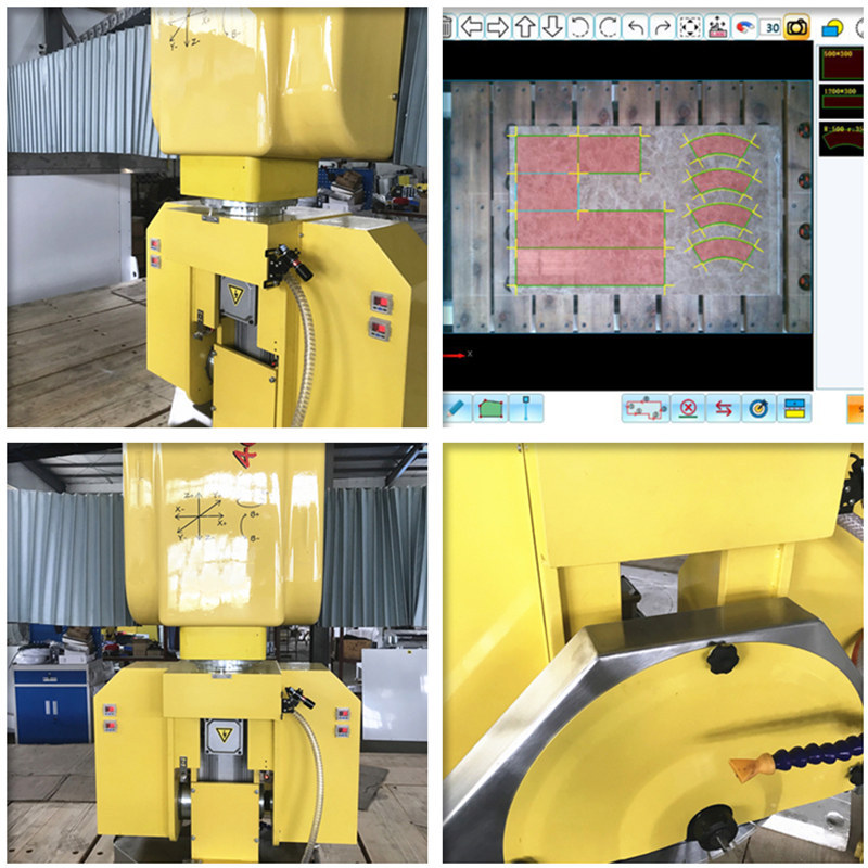 WZQ-400 Multi Function CNC 5 Axis Stone Cutting Machine