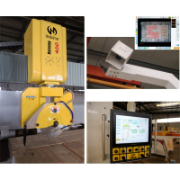 WZQ-400 Multi Function CNC 5 Axis Stone Cutting Machine