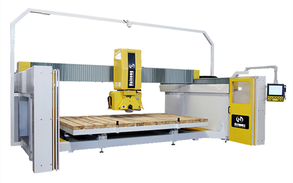 Multi function CNC 5 axis bridge saw