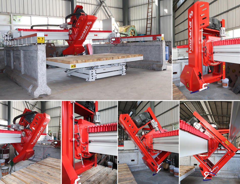 Bridge stone cutting machine