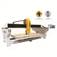 Máy cưa cầu đá thiêu kết 3 trục