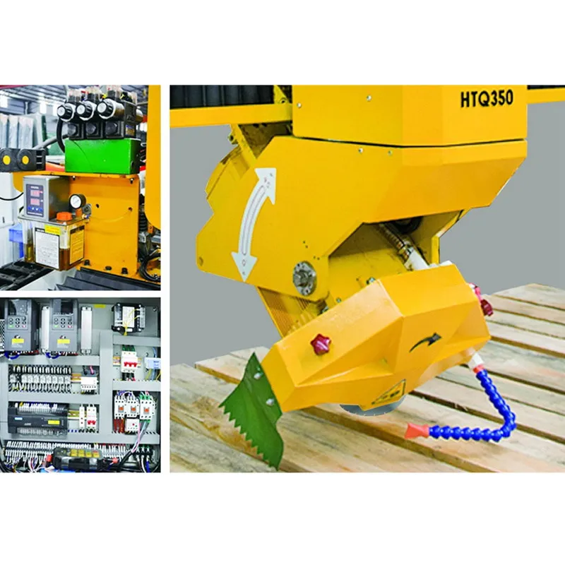 Máy cưa cầu đá thiêu kết 3 trục