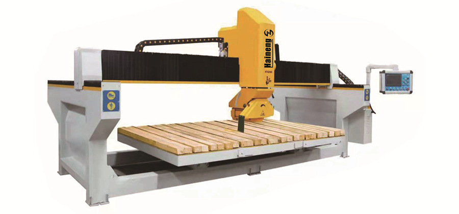 4 axis sintered stone slab bridge saw