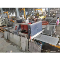 Two Heads Stone Calibrating Cutting Machine For Granite and Marble