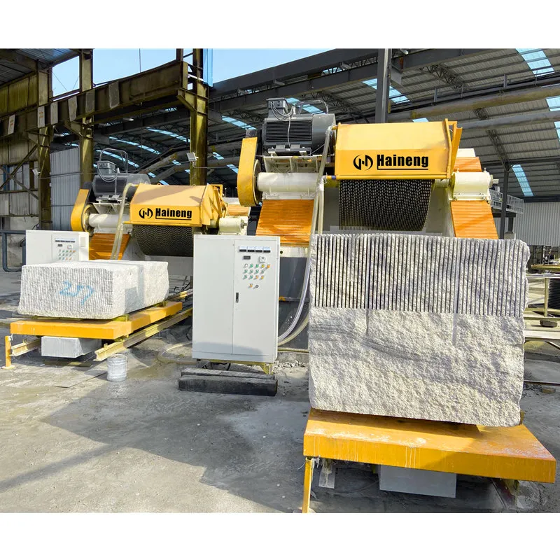Pahilig na Pillar Type Multi Disks Stone Cutter