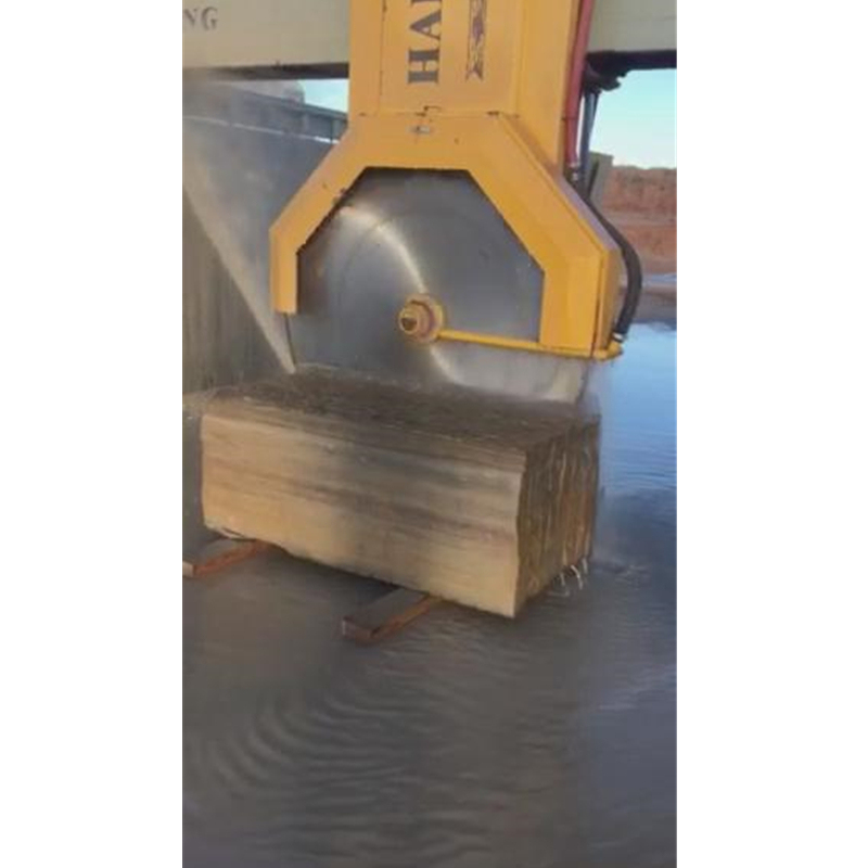 Guide Combined Stone Block Cutting Machine Guide Column Type