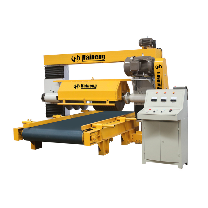 Multi Blades Stone Cutting Machine For Rubble And Curb stone