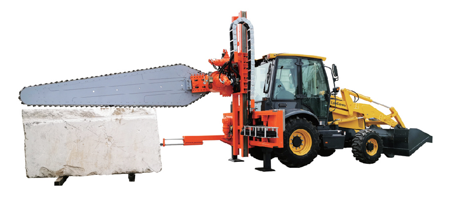 Chain saw for stone quarry