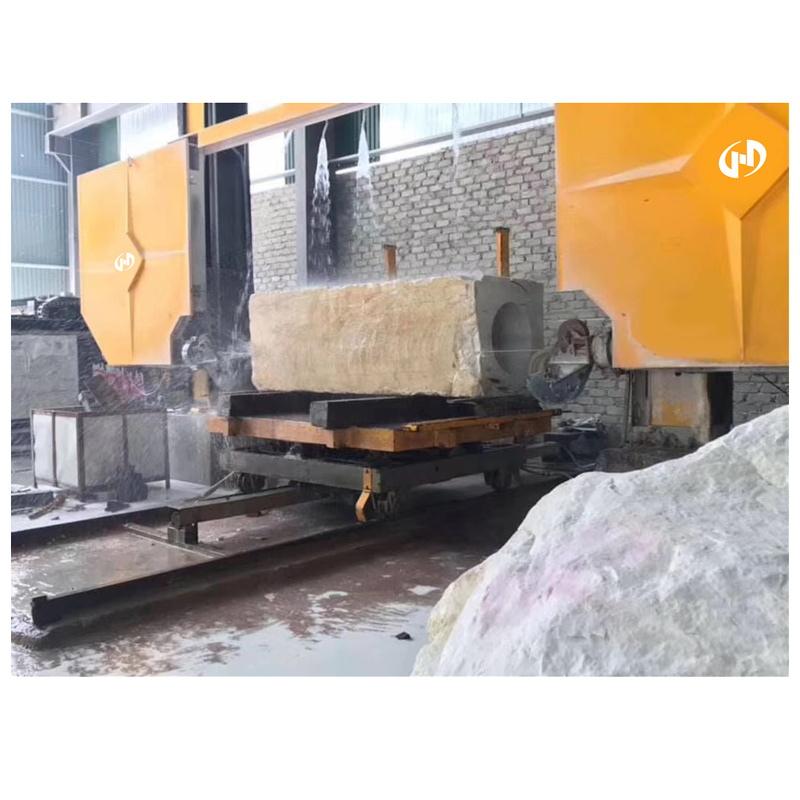 Granite Diamond Beads Wire Saw Cutting Machine