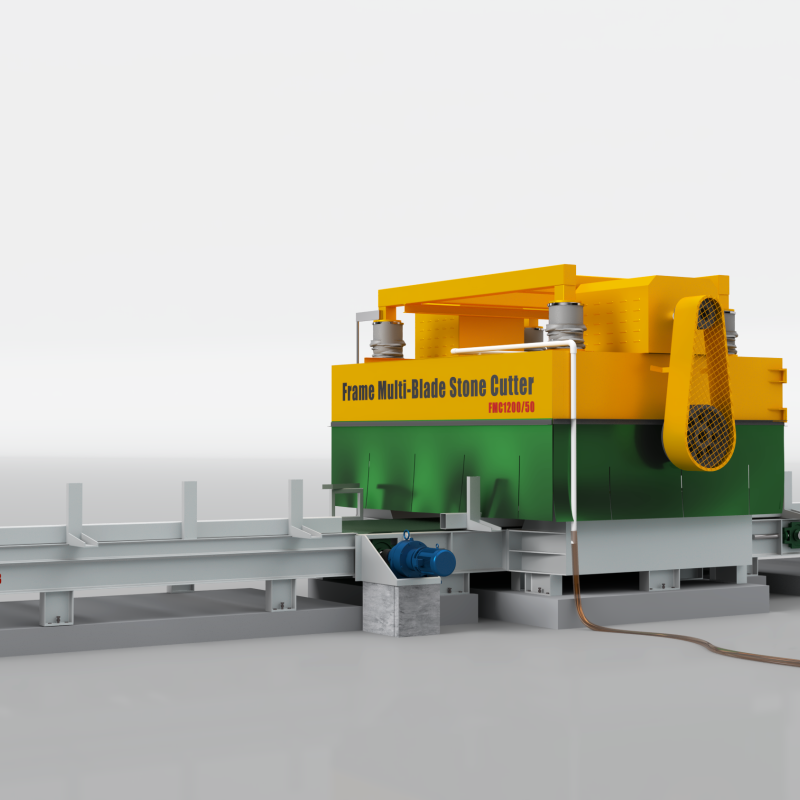 Многолезвийный станок для резки камня