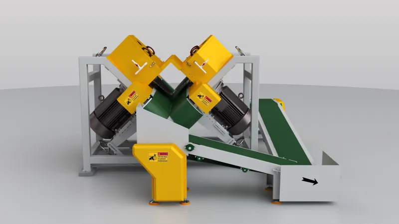 Double Blades Thin Stone Veneer Saw