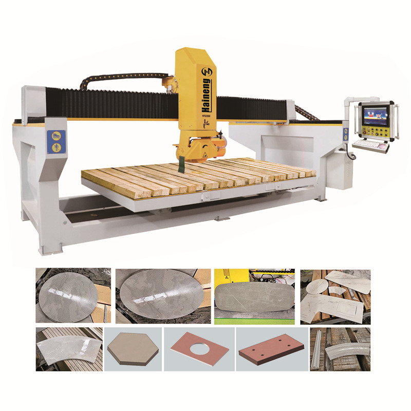 5 axis sintered stone slabs bridge saw