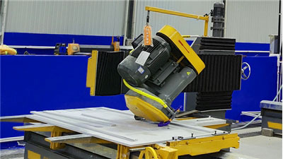 Heavy-duty Manual Stone Slab Edge Cutting Machine