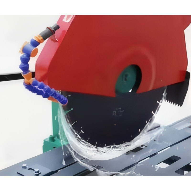 Chamfering 45 degree Wet Tile Granite Marble Cutter Stone Cutting Machine