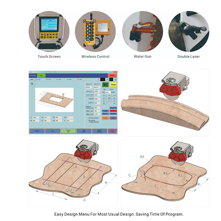 Mono Block Marble Stone Bridge Saw