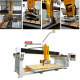 Italian ESA System Five Axis CNC Bridge Saw Stone cutting machine