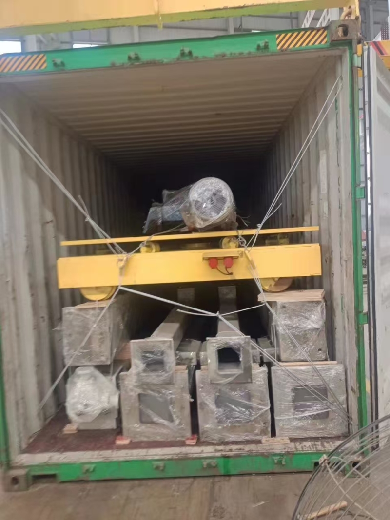 Máquina de corte horizontal de mármore com pilares de pórtico
