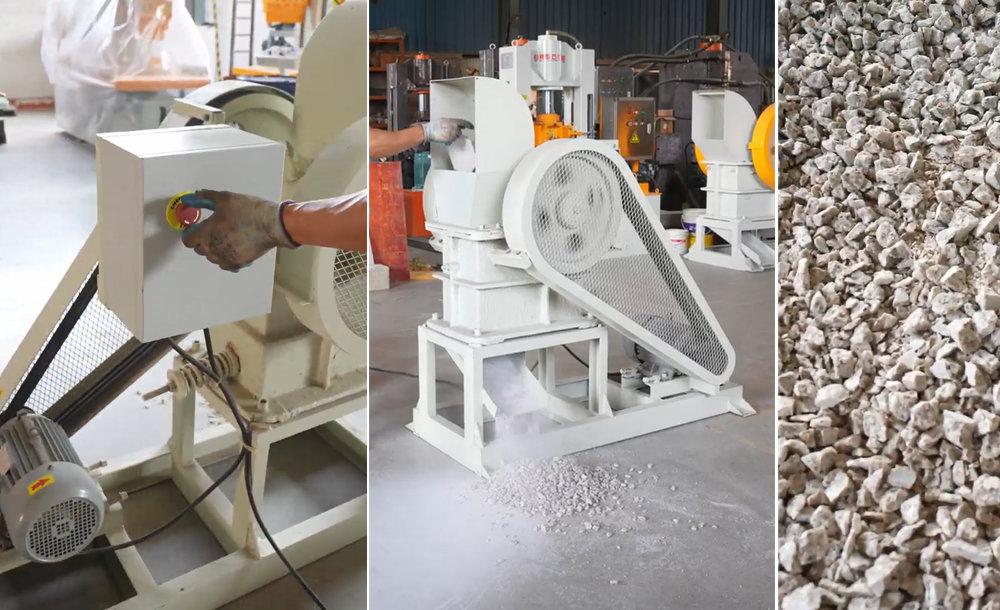 Travertine Stone Crusher