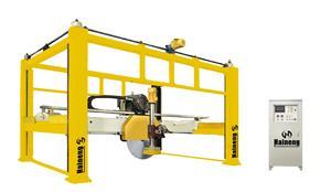 Gantry Pillars Mesin Pemotong Batu Papak Berbilang Bilah Mendatar