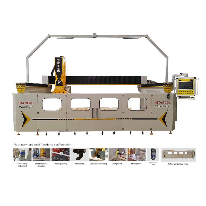 5 AXIS CNC (Heavy Duty) Monblock Stone Bridge Saw Machine