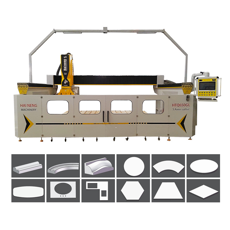 5 AXIS CNC (Heavy Duty) Monblock Stone Bridge Saw Machine