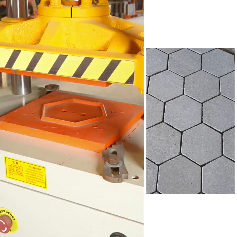 스톤 스플리터 톱 컷 페이스 스플리팅 머신 트라버틴 스톤 스탬핑 머신