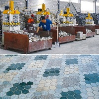 스톤 스플리터 톱 컷 페이스 스플리팅 머신 트라버틴 스톤 스탬핑 머신