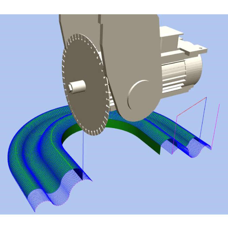 5 Axis CNC Bridge Saw Machine for Kitchen Countertops