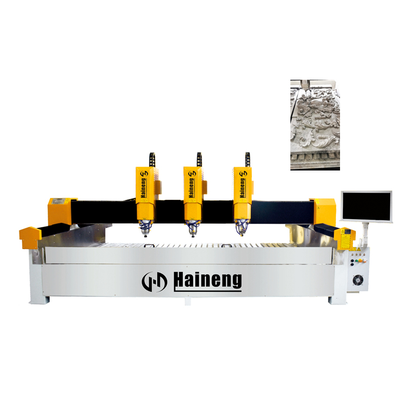 CNC Classic Three-Head Stone Engraving Machine