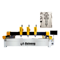 CNC Classic Three-Head Stone Engraving Machine