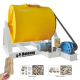 Rotary Tumbling Natural Rock Surface Polisher Vibratory Cubic Stone Finishing Machine