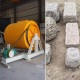 Rotary Tumbling Natural Rock Surface Polisher Vibratory Cubic Stone Finishing Machine