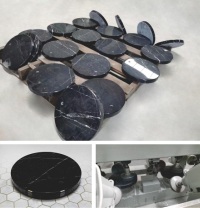 Fully Automatic Stone Round Cake Crafts Grinder Polishing Machine