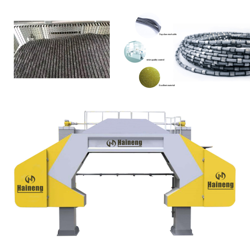 Multi Wire Saw Block Cutting Machine for Granite
