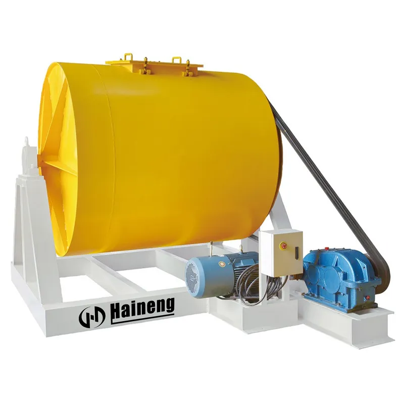 Rotary Tumbling Natural Rock Surface Polisher Vibratory Cubic Stone Finishing Machine