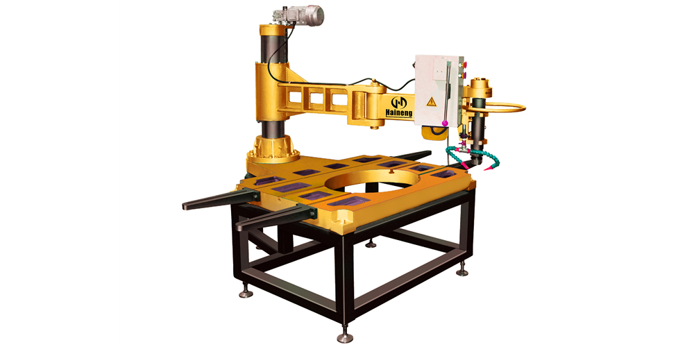 Curve line polishing machine