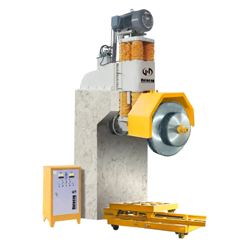 Hydraulic multi-blade stone cutting machine