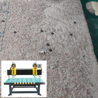 Double Head Automatic Back Bolt Stone Drilling Machine