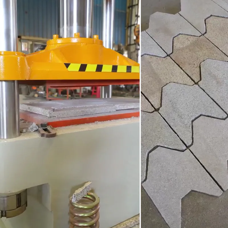 Máy tách đá granit, đá cẩm thạch, đá thủy lực