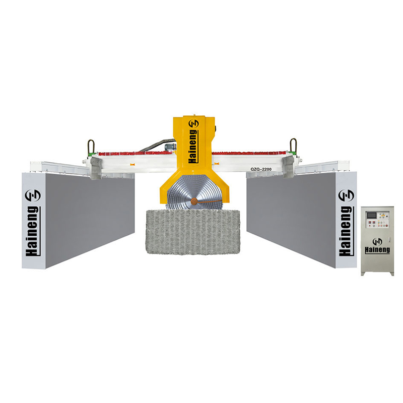 Направляющая комбинированная машина для резки каменных блоков направляющего колонного типа