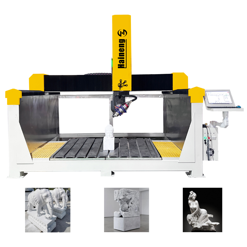 3D-Skulptur 5-Achsen-CNC-Graviermaschine
