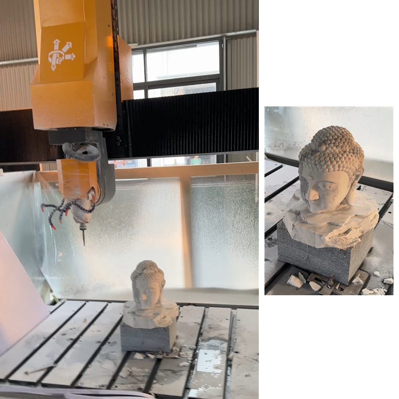 Supply 3D Sculpture 5 Axis CNC Engraving Machine Wholesale Factory