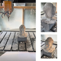 3D 조각 5축 CNC 조각기