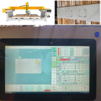 4 Axis Infrared Bridge Stone Cutting Machine