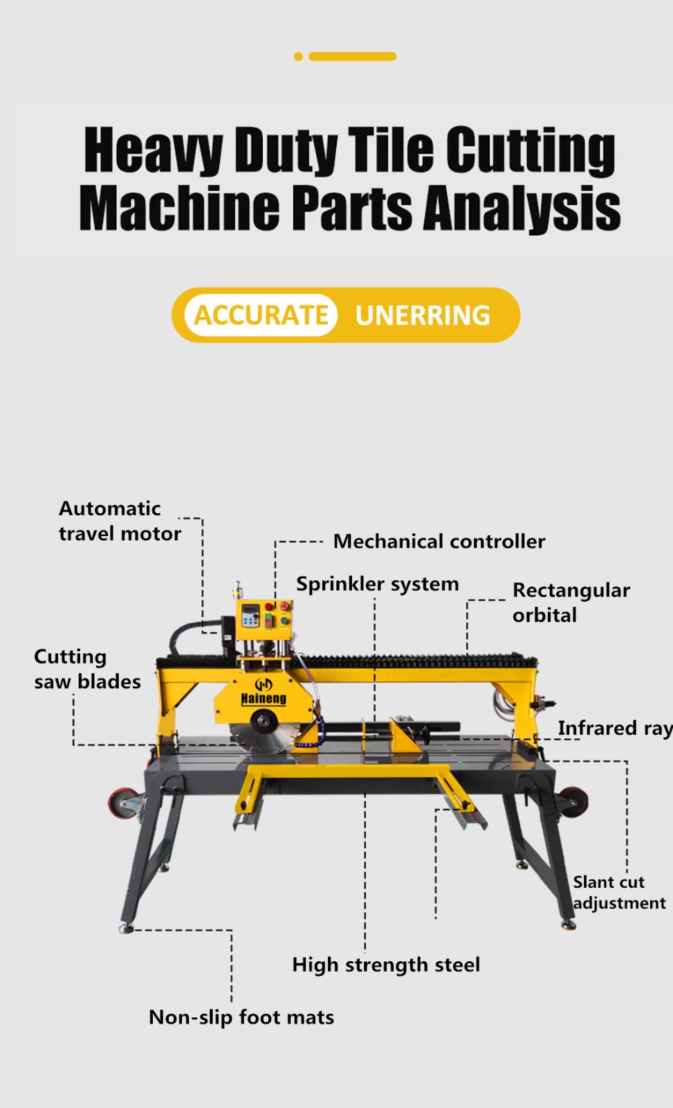 45 Degree Electric Tile Cutting Machine