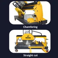 Mesin Pemotong Batu Chamfering Desktop Elektrik